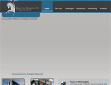 Tablet Screenshot of baron-von-feldmann.com